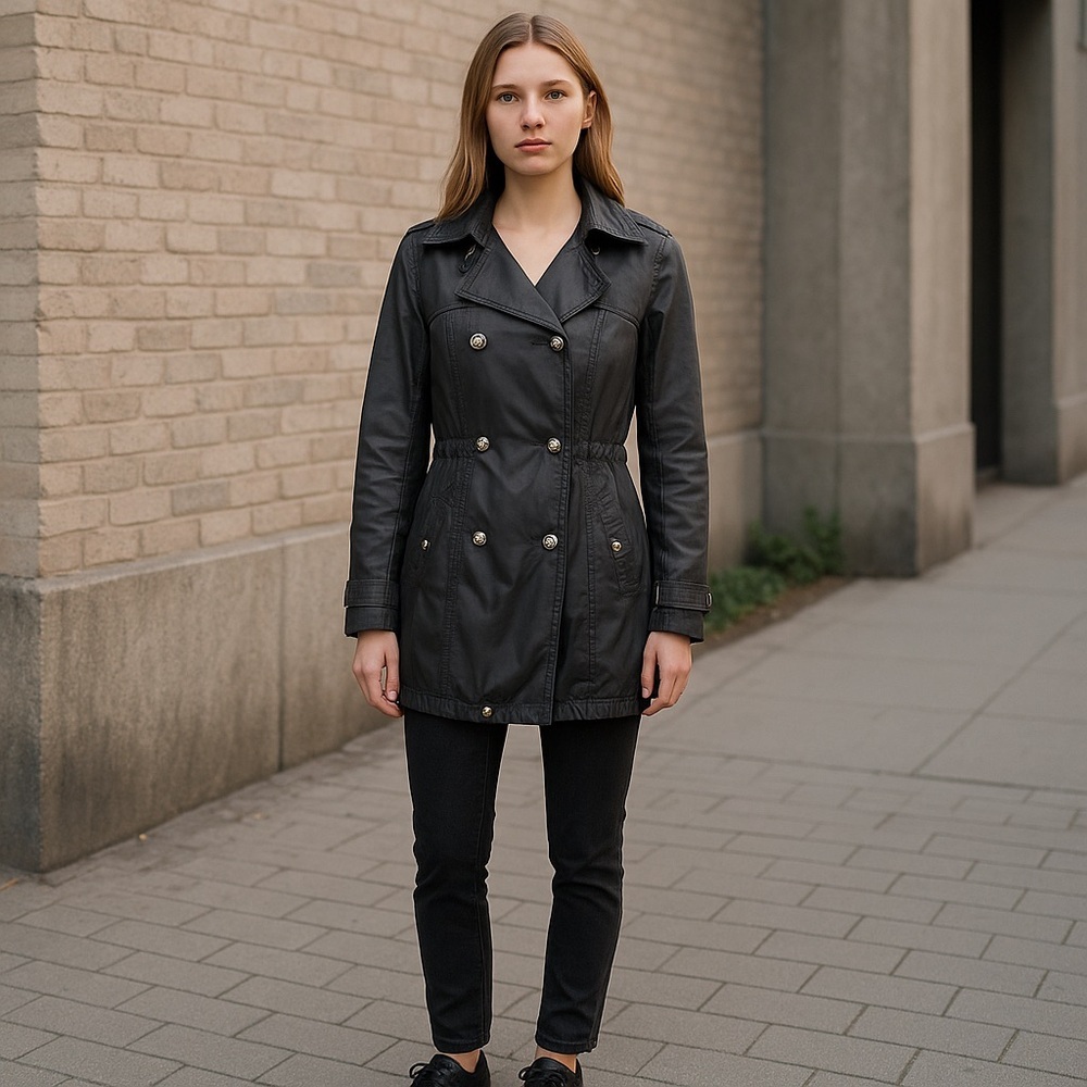 Laundry black trench size S